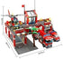 General Jim's Fire Station Multi Emergency Vehicle, 774 Piece Modular Building Block Bricks Toy