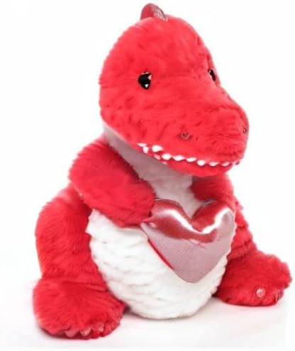 12 Bearington T-Riffic The Love Dinosaur Plush Stuffed Animal in, Ideal Plushies Gift for Kids & Girlfriends