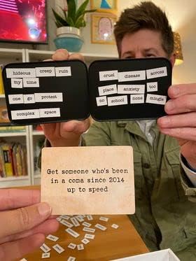 Ransom Notes - The Ridiculous Word Magnet Party Game for 3+ Players