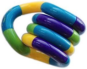 Set 3 TANGLE of Jr. Original Fidget Toy (Carnival,Blue,Tropical)