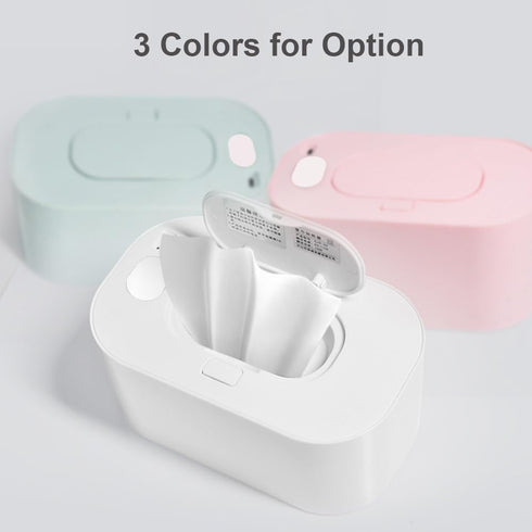 Karlak Baby Wipe Warmer Large acity Baby Wet Wipes Warmer Dispenser USB Powered, Constant Temperature Heating