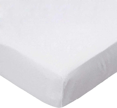 SHEETWORLD.COM SheetWorld 100% Cotton Percale Flat Crib Toddler Sheet 28 x 52, Solid