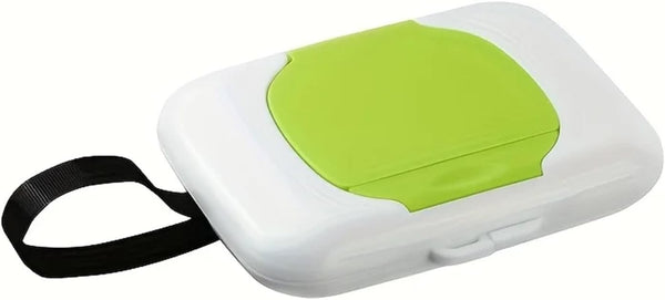 linenb 4pcs Travel Wipes Case Wipes Dispensers Refillable Wipe Holder Baby Wipe Box