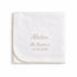 Personalized Baby Cloth Diaper with Embroidered Name White Cotton Diaper with Piqu Trim Name, Date & Motif Embroidery |