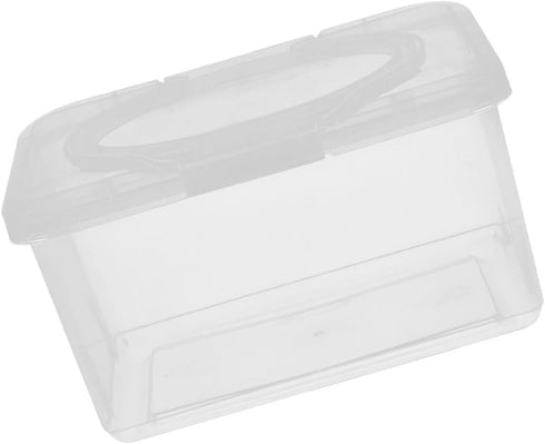 Mobestech Wipe Dispenser Holder Reusable Wipes Case with Sealed Lid Multi Functional for Nursery and Home Decor Easy
