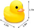 CICITOYWO 10pcs Yellow Rubber Ducks, Preschool Bath Toys Bathtub Floating Squeaky Duckies Gift for Baby Shower Infants