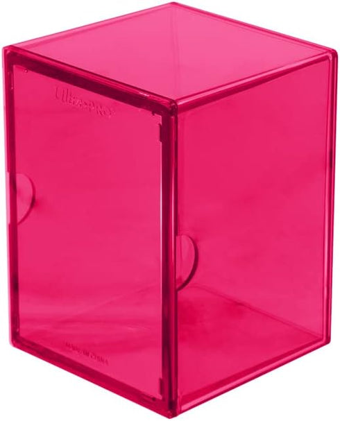 Ultra Pro Eclipse 2-Piece Deck Box: Hot Pink for Pokemon, MTG, Baseball, Basketball, Football Card Storage