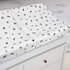 100% American Baby Company Printed Cotton Knit Fitted Contoured Changing Table Pad Cover/Sheet - Compatible with Mika