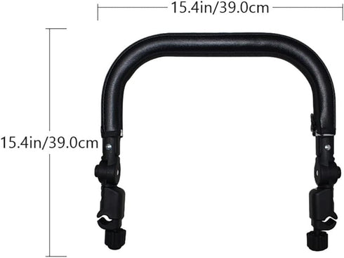 SAFIGLE Stroller Armrest Replacement, Adjustable Universal Crossbar Detachable Stroller Bar Handle