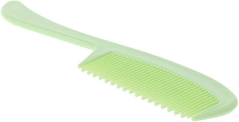 Junlinto 1 Set Baby Comb Brush Nursing Supplies Bathing Washing Hair Soft Bristle Round Tip Safe Head Massage
