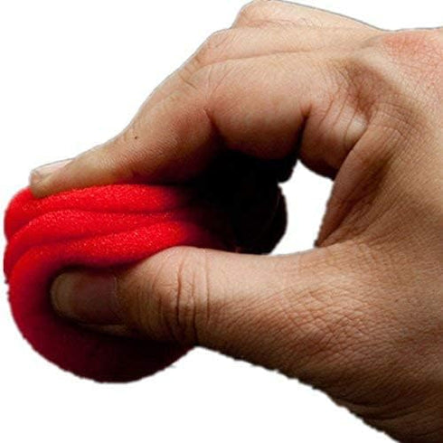 he andi 1.75 inch Red Sponge Soft Ball, Close-Up Magic Street Comedy Trick Props (12PC)
