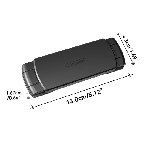 EUDEMON 2 Pack French Fridge Lock, Easy to Install Refrigerator/Freezer Lock for Kids & Babies (Black)