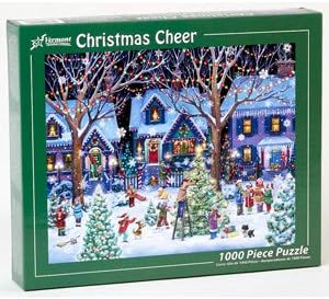 Vermont Christmas Company Christmas Cheer Jigsaw Puzzle 1000 Piece