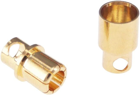 6pairs 8.0mm Gold Plated Male and Female Bullet Banana Connectors Plugs for DIY RC Battery ESC Motor(C168-6)