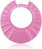 Baby Safe Shampoo Shower Cap Hat - Soft Bathing Protection Wash Hair Shield for Kids (Pink)