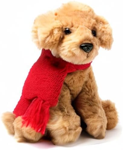Bearington Grizwald The Golden Retriever Plush, 7.5" Stuffed Animal, Ideal Christmas Gift for Toddlers, Kids & Teens