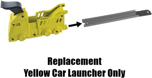 Mattel Replacement Part for Hot-Wheels T-Rex Rampage Cars Playset - GFH88 ~ Replacement Yellow Car Launcher