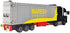Set 231mm General Jim's Black Semi Truck Building Blocks Highly Detailed Model - Realistic Black Cab, Gray and Yellow