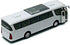 7" Kinsmart Coach Bus, White Die Cast Model Toy Car