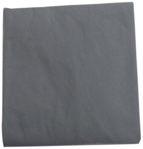 Baby Doll Bedding Solid Round Crib Sheet, Grey