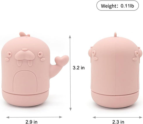 Ginbear Silicone Baby Bath Toys, Mold-Free Squirty Bath Toy for Toddlers, Non-Toxic Bathtub Toys for Babies 6 Months+