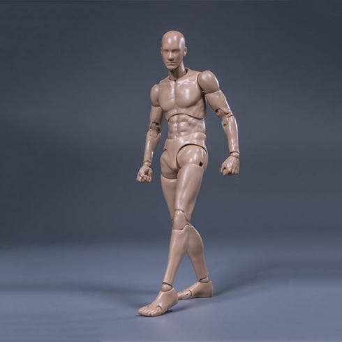 1:12 Scale Male Figure Body, 6in Flexible Drawman Action Figure Doll, Miniature Figure Collection