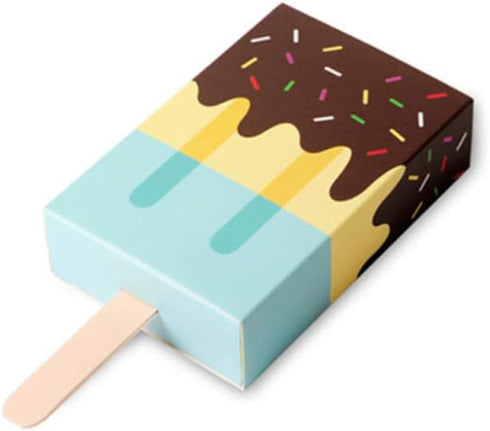 Adam Victor 3D Popsicle Box Design - Gift Boxes Funny Paper Candy Box for Party Decoration - 12 Pcs in Package, 2