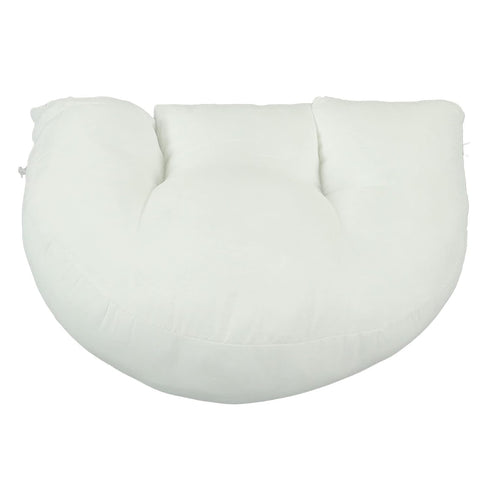 Pongnas U Shaped Maternity Support Pillow with Detachable Cushion & Zipper Cover for Neck and BackSoft Green Pregnancy