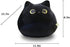 Black Cat Stuffed Animal Plush Toy, Creative Cat Shape Soft Pillow for Girlfriend, Kids & Baby Girls (40cm/15.7in)