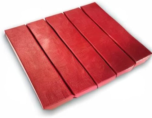 Guardhouse 9" Single Row Storage Box for 2" Paper and Plastic Coin Holders, 5 Pack, Red