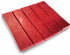 Guardhouse 9" Single Row Storage Box for 2" Paper and Plastic Coin Holders, 5 Pack, Red