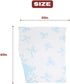 Cozy 30x40 Bow Blanket Blue Bows Soft Throw Blanket Reversible Premium Fabric for Best Comfort