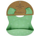 Silicone Baby Bibs, Adjustable Fit Waterproof Bibs for Baby Eating Supplies and Feeding