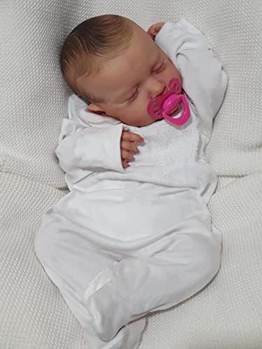 iCradle Lifelike 20 Inch Reborn Baby Doll, Real Looking Weighted Girl Doll, Best Birthday Set for Girls