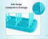 JDYYICZ Fashion Space Saving Baby Bottle Folding Drying Rack Portable Bottle Dryer for Nipples, Breast Pump Parts, Baby