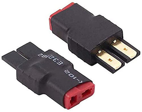 2Pair No Wires T Plug Male Female Adapter, Wireless Connector for RC FPV Drone Car Lipo NiMH Battery Charger ESC