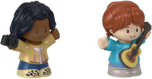 F-Price Toy Figure Pack ~ Story Starter Set - HBW68 ~ Photographer and Ukulele Player Figures, Brown, Blue, Gray
