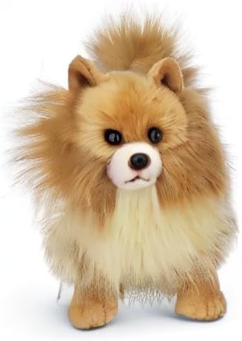 13 Inch 3-14 Bearington Rudy The Pomeranian Plush, Pomeranian Stuffed Animal, for Ages