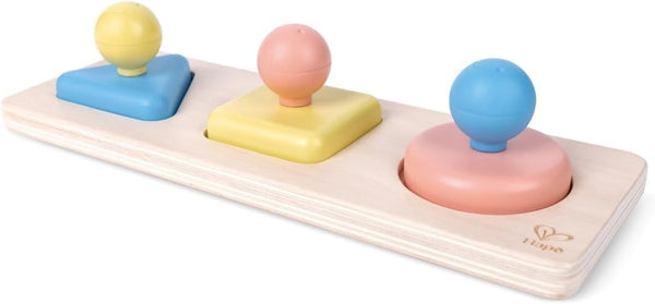 Hape Montessori Mirror Shape Puzzle - Educational Sensory Toy with Color Effects for Babies Ages 10+ Months