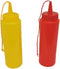 NOVELTY GIANT WWW.NOVELTYGIANT.COM Ketchup & Mustard Fake Novelty Squirt Bottles, Plastic