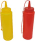 NOVELTY GIANT WWW.NOVELTYGIANT.COM Ketchup & Mustard Fake Novelty Squirt Bottles, Plastic