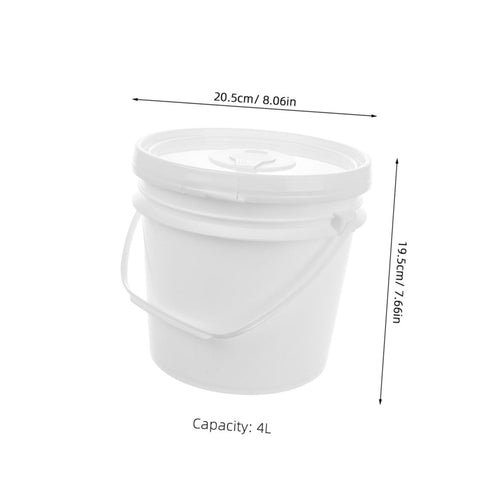HEATSHAKING 2pcs Plastic Wipes Bucket Lid Handle Portable Wipe Holder Dispenser for Home Office Travel Car Food Grade