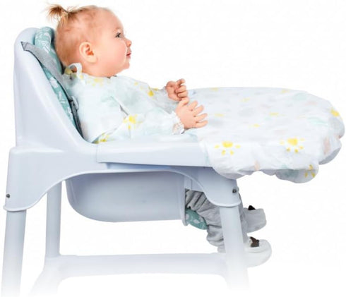 5 2 Sets (10 2 Set Sevi Bebe High Chair Cover with Disposable Sleeved Bib - * Piece pcs in total) Piece Free Meal