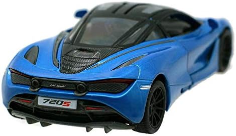 KiNSMART McLaren 720s 5 Inch Die Cast Metal Model Toy Super Sports Car (1:36 Scale, Blue)