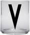 Design Letters Tritan 6 Oz Dinnerware Cups for Kids A-Z, Unbreakable Tableware, Stackable Toddler Drinking Cup, BPA/BPS
