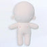 niannyyhouse 7.8in Plush Doll with Embroidery, Humanoid Stuffed Toy with Dress Up Normal Body & Wearable Clothing
