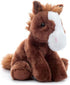 The Petting Zoo Floppy Horse Stuffed Animal Plushie, 9 inches Horse Plush Toy Gifts for Kids