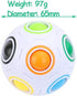 TANCH Magic Rainbow Ball Puzzle Cube | Fidget Stress Relief Ball | Brain Teasers Games Toys for Kids Adults (12 Holes)
