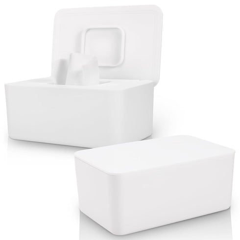 LEQXGO 2 Pack Baby Wipes Dispenser, Wipes Dispenser Baby Wipes Case, Baby Wipe
