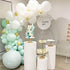 Pastel Mint Green Balloons Kit - 84pc: 5", 12", 18" Arch Garland for Happy Birthday, Baby Shower, Wedding Decorations